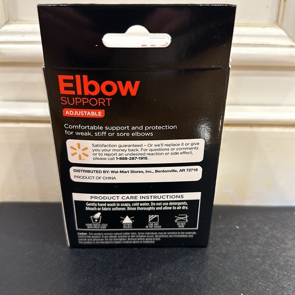 NWT🤩 EQUATE ADJUSTABLE ELBOW SUPPORT FITS LEFT OR RIGHT ELBOW ONE SIZE - Picture 4 of 5